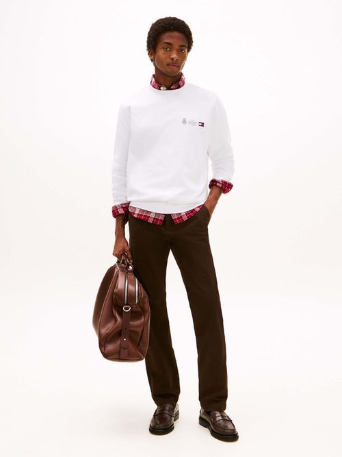 Sudadera-De-Algodon-Con-Logo-Bordado-Al-Pecho-De-Hombre-Tommy-Hilfiger-MW0MW40863-YBR