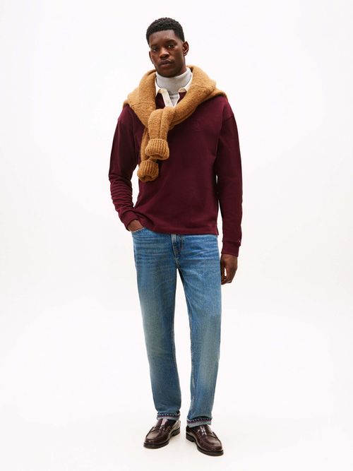 Polo-De-Rugby-Varsity-Con-Cuello-A-Contraste-De-Hombre-Tommy-Hilfiger-MW0MW40866-XIH