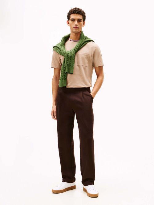 Playera-De-Cuello-Redondo-Con-Cuello-Distintivo-De-Hombre-Tommy-Hilfiger-MW0MW41472-AFE