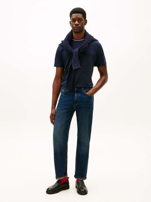 Playera-De-Cuello-Redondo-Con-Cuello-Distintivo-De-Hombre-Tommy-Hilfiger-MW0MW41472-C1G