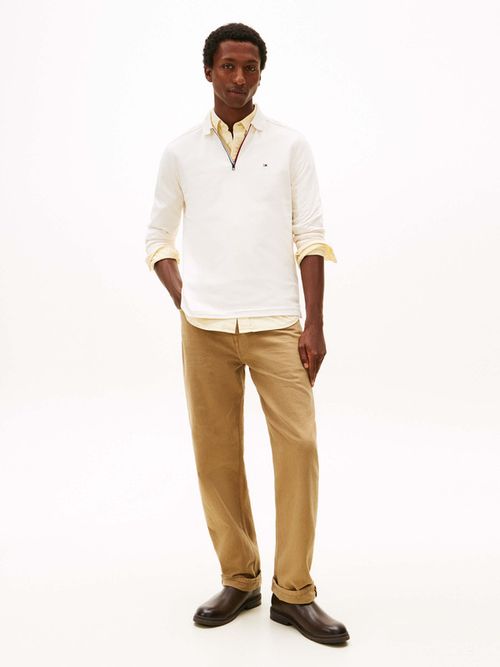 Sueter-Tipo-Polo-Con-Cierre-Al-Frente-De-Hombre-Tommy-Hilfiger-MW0MW42808-Z00