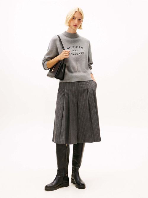 Sueter-Con-Cuello-Alto-Y-Logo-Hilfiger-N-Y-C--De-Mujer-Tommy-Hilfiger-WW0WW46779-P03