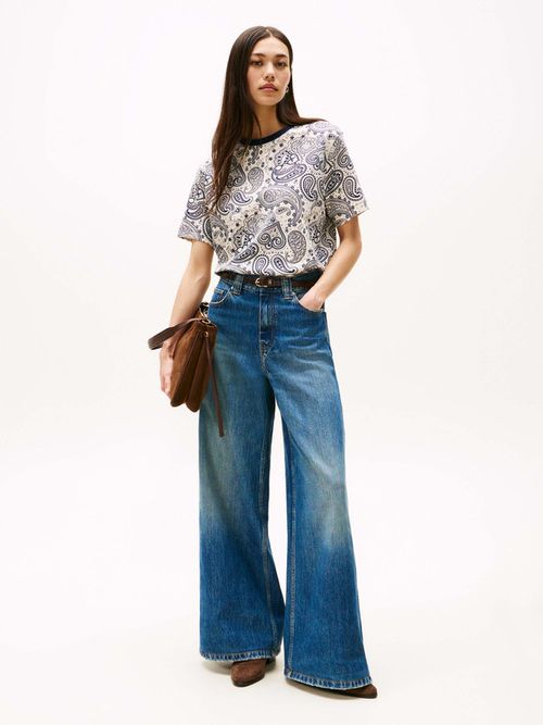 Playera-Con-Estampado-Paisley-De-Mujer-Tommy-Hilfiger-WW0WW47522-02U