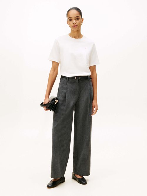 Playera-Con-Logo-Bordado-De-Mujer-Tommy-Hilfiger-WW0WW47522-YA8