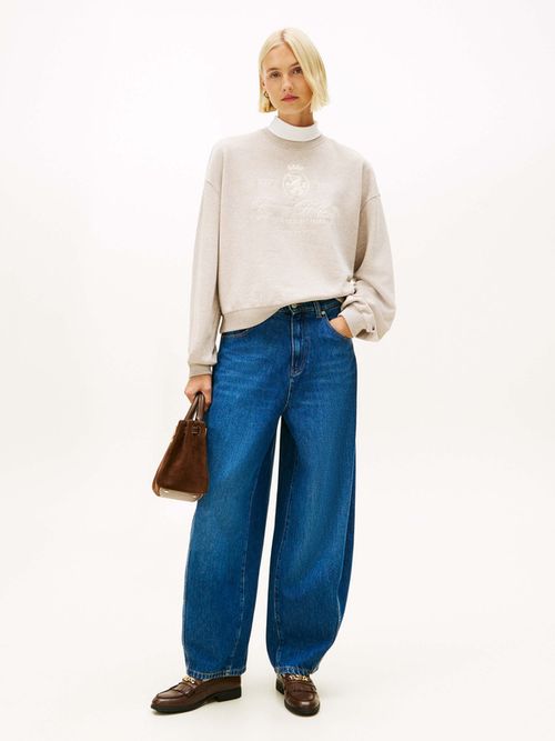 Sudadera-Con-Escudo-Bordado-De-Mujer-Tommy-Hilfiger-WW0WW48889-H01