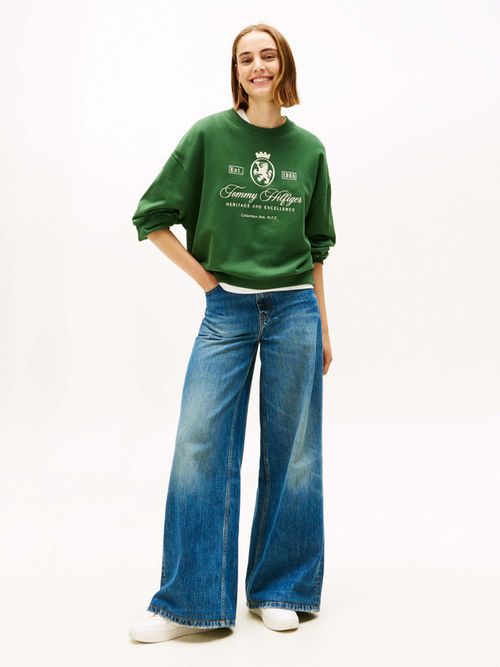 Sudadera-Con-Escudo-Bordado-De-Mujer-Tommy-Hilfiger-WW0WW48889-LZP