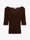 Playera-Slim-Con-Cuello-Redondo-Y-Amplio-De-Mujer-Tommy-Hilfiger-WW0WW46116-GOP