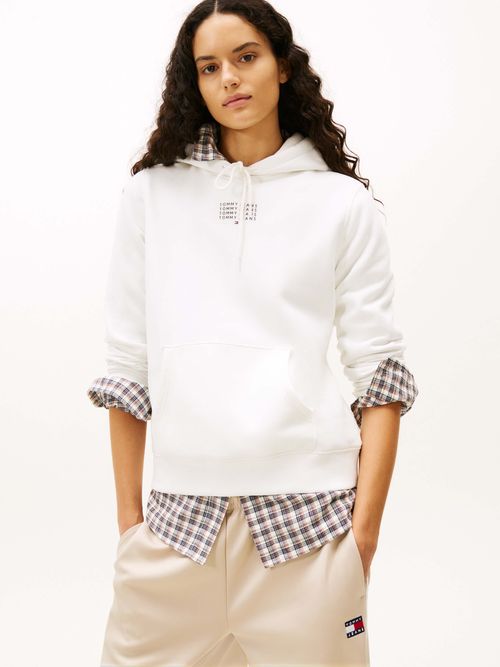 Sudadera-suave-con-capucha-o-cuello-redondo-y-branding-DW0DW22080-YBL