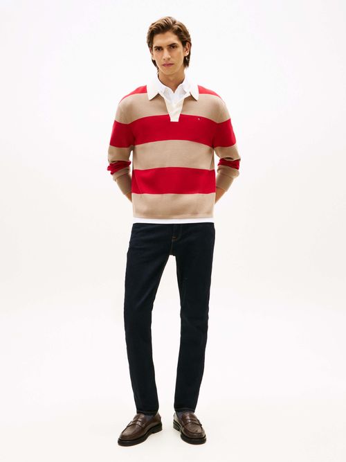 Jeans-clasicos-con-denim-elastico-y-etiqueta-distintiva-en-la-cintura-MW0MW39240-1AQ