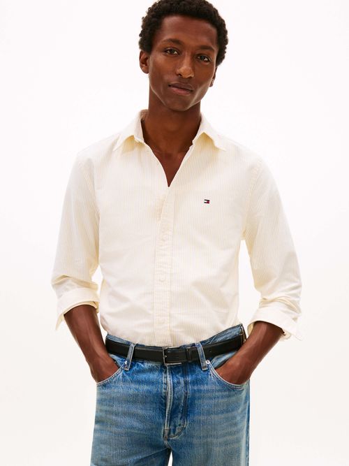 Camisa-clasica-con-cuello-camisero-y-detalles-iconicos-de-la-marca-MW0MW41249-0FR