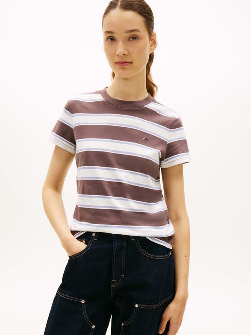 Playera-De-Punto-Con-Logo-Bordado-De-Mujer-Tommy-Jeans-DW0DW21834-0BQ