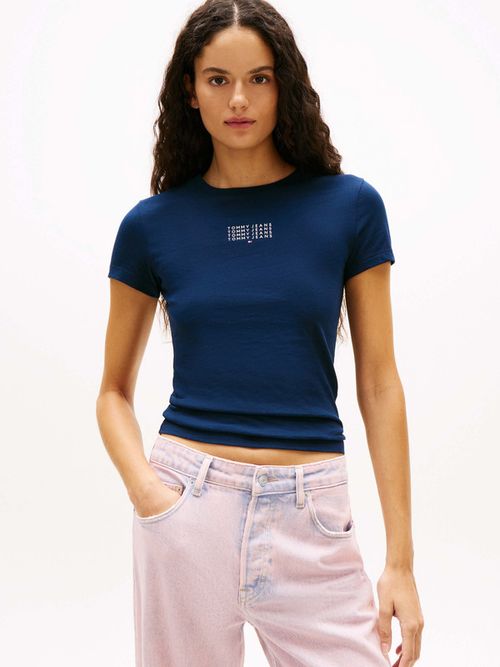 Playera-Acanalada-Con-Logo-De-Mujer-Tommy-Jeans-DW0DW21849-C1G