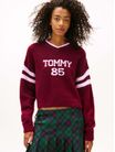 Sueter-Amplio-Con-Cuello-De-Pico-Y-Logo-De-Mujer-Tommy-Jeans-DW0DW22033-VLC