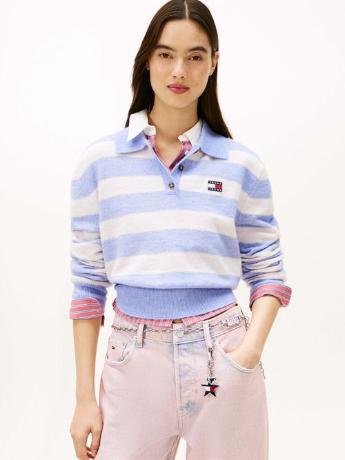 Polo-Con-Parche-De-Tommy-De-Mujer-Tommy-Jeans-DW0DW22558-0EN