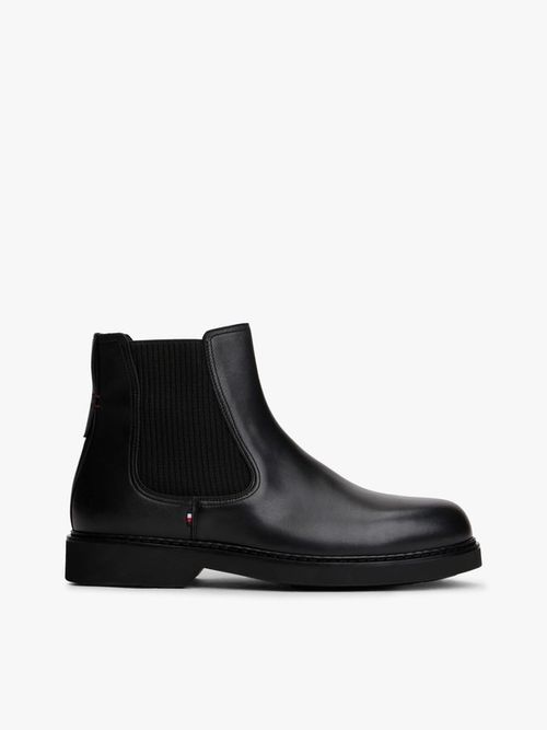 Botines-Chelsea-De-Piel-Ligeros-De-Hombre-Tommy-Hilfiger-FM0FM05705-BDS