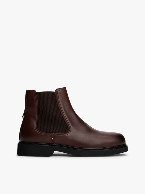 Botines-Chelsea-De-Piel-Ligeros-De-Hombre-Tommy-Hilfiger-FM0FM05705-GV0