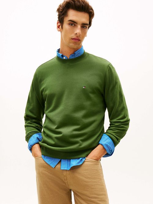 Sudadera-De-Felpa-Con-Cuello-Redondo-De-Hombre-Tommy-Hilfiger-MW0MW37237-L01