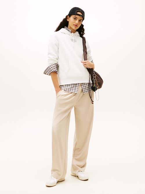 Sudadera-suave-con-capucha-o-cuello-redondo-y-branding-DW0DW22080-YBL