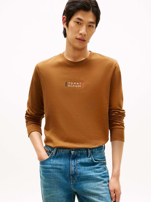 Playera-De-Manga-Larga-Con-Logo-De-Hombre-Tommy-Hilfiger-MW0MW41454-GWP