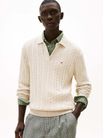 Sueter-De-Punto-Trenzado-Con-Cuello-Polo-De-Hombre-Tommy-Hilfiger-MW0MW41955-HGF