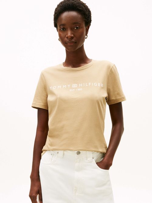 Playera-De-Cuello-Redondo-Con-Logo-De-Mujer-Tommy-Hilfiger-WW0WW40276-AEI