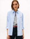 Camisa-De-Tejido-Oxford-De-Corte-Amplio-De-Mujer-Tommy-Hilfiger-WW0WW46111-0YC