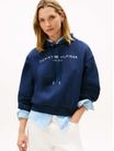 Sudadera-Amplia-Con-Capucha-En-Felpa-Flexible-De-Mujer-Tommy-Hilfiger-WW0WW47832-C1G