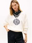 Sudadera-De-Felpa-Flexible-Con-Cuello-De-Pico-De-Mujer-Tommy-Hilfiger-WW0WW47848-AEF