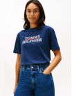 Playera-Classic-Amplia-Con-Logo-Flocado-De-Mujer-Tommy-Hilfiger-WW0WW47884-C1G