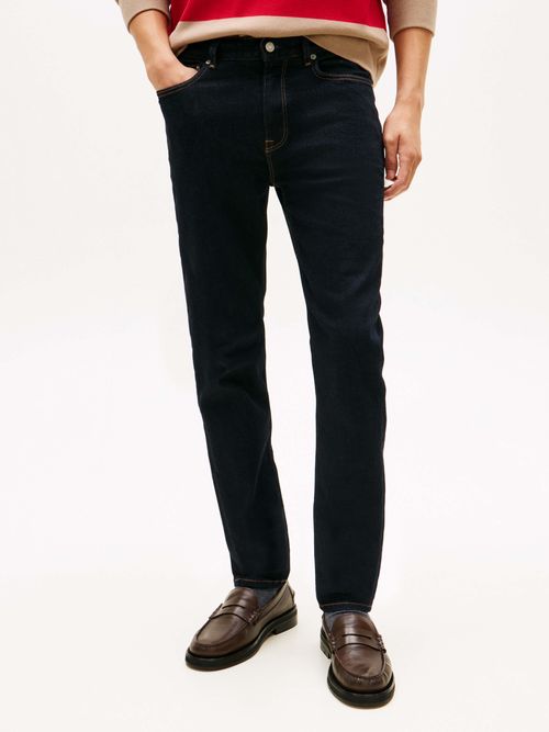 Jeans-clasicos-con-denim-elastico-y-etiqueta-distintiva-en-la-cintura-MW0MW39240-1AQ