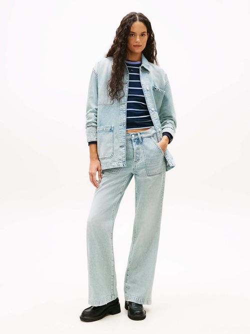 Chamarra-De-Mezclilla-Amplia-De-Mujer-Tommy-Jeans-DW0DW21551-1AB