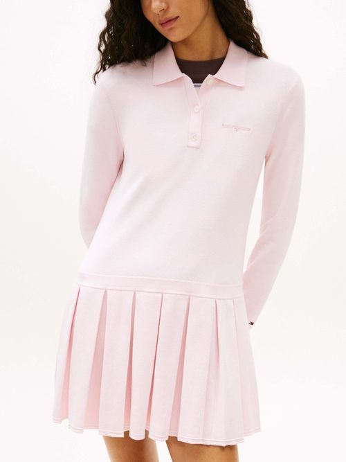 Vestido-Sudadera-Midi-Con-Plisado-Y-Logo-De-Mujer-Tommy-Jeans-DW0DW22464-TOG