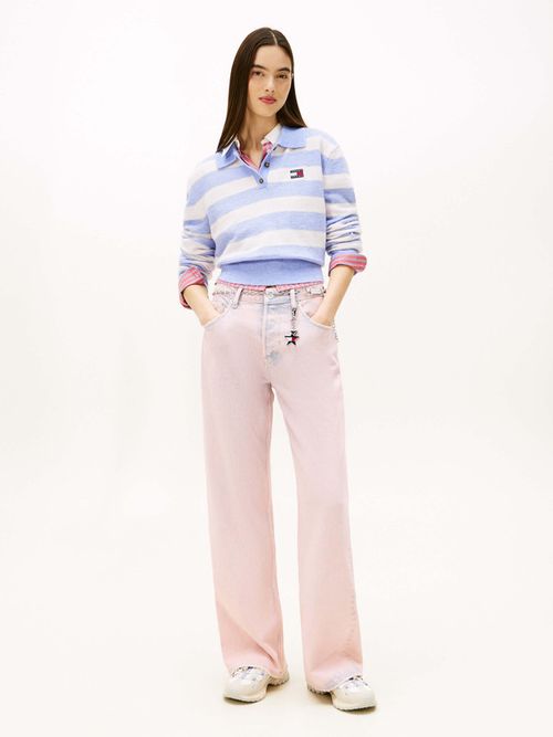 Polo-Con-Parche-De-Tommy-De-Mujer-Tommy-Jeans-DW0DW22558-0EN