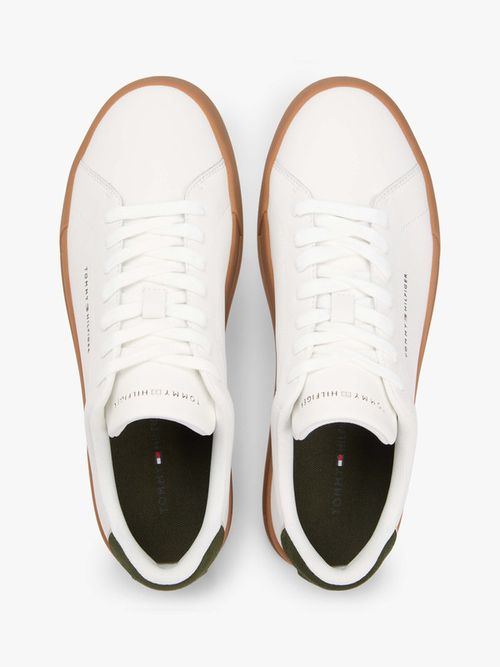 Tenis-De-Tenis-En-Piel-De-Hombre-Tommy-Hilfiger-FM0FM05367-01V