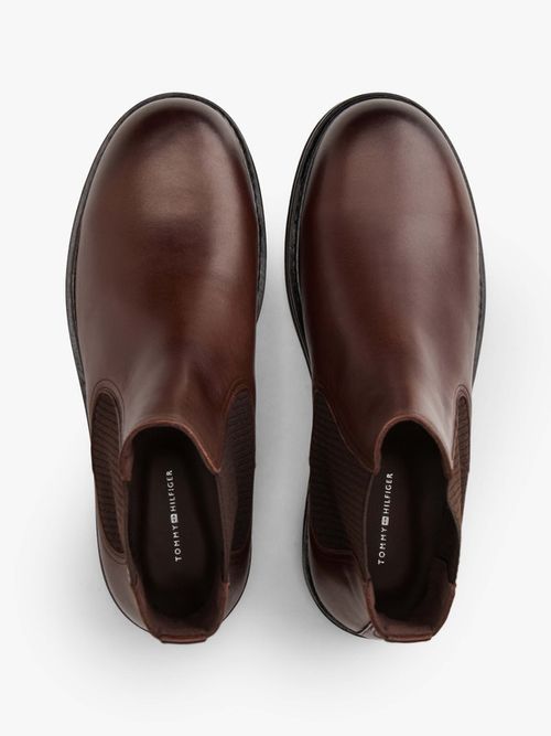 Botines-Chelsea-De-Piel-Ligeros-De-Hombre-Tommy-Hilfiger-FM0FM05705-GV0
