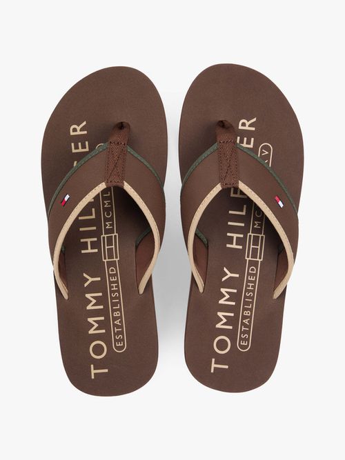 Sandalias-Con-Logo-Bordado-De-Hombre-Tommy-Hilfiger-FM0FM05710-GV0