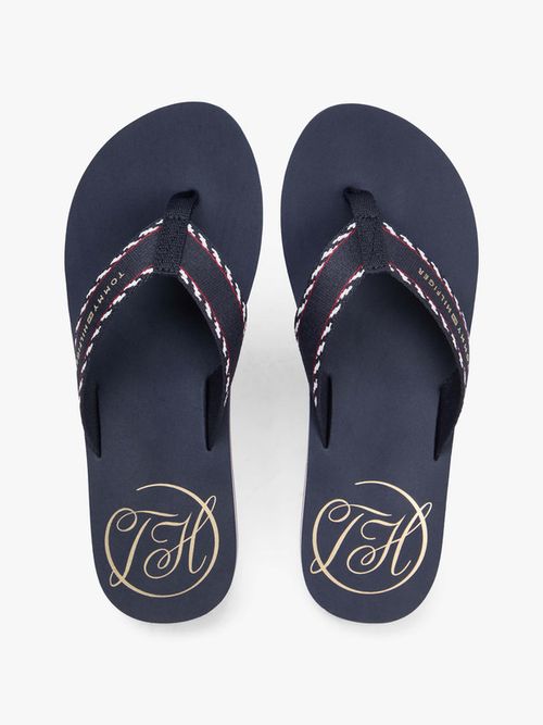 Sandalias-Con-Cuna-Y-Tiras-Textiles-De-Mujer-Tommy-Hilfiger-FW0FW09038-DW6