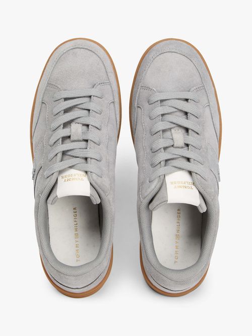 Tenis-De-Ante-Con-Monograma-Th-De-Mujer-Tommy-Hilfiger-FW0FW09266-PRY