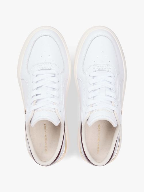 Tenis-De-Piel-Con-Plataforma-De-Mujer-Tommy-Hilfiger-FW0FW09364-01W