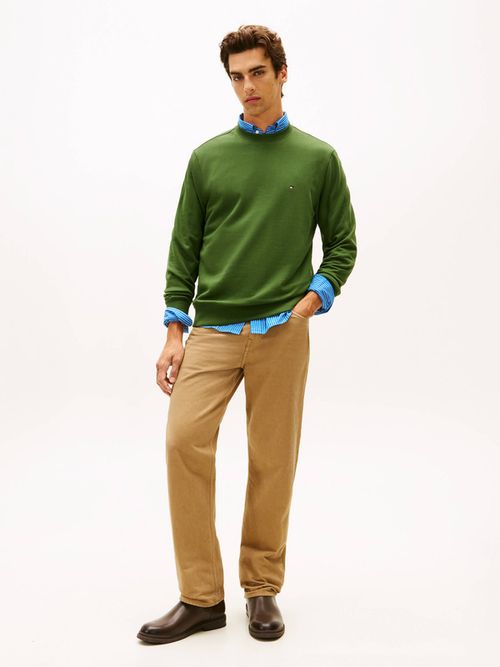 Sudadera-De-Felpa-Con-Cuello-Redondo-De-Hombre-Tommy-Hilfiger-MW0MW37237-L01