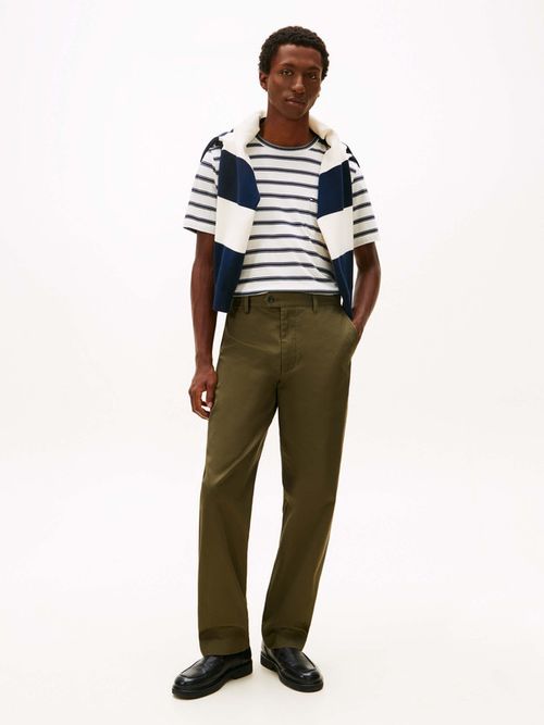 Playera-De-Rayas-Con-Cuello-Redondo-De-Hombre-Tommy-Hilfiger-MW0MW41378-0FB