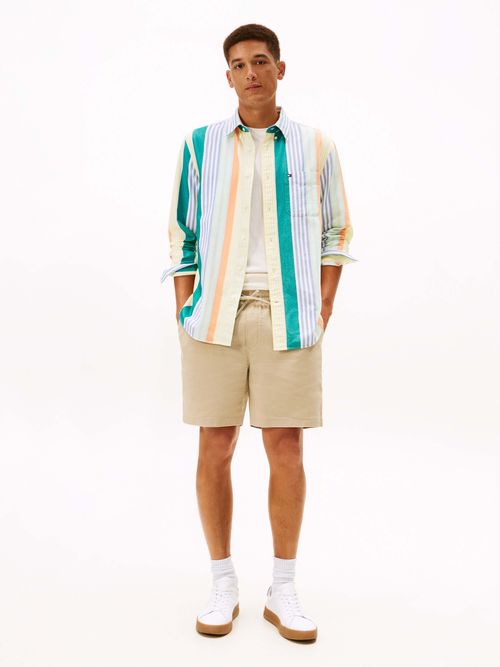 Camisa-clasica-con-cuello-camisero-y-detalles-iconicos-de-la-marca-MW0MW41707-0FR