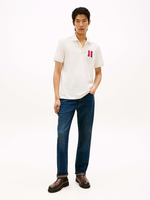 Polo-De-Punto-Pique-Con-Parche-De-Hombre-Tommy-Hilfiger-MW0MW41621-Z00