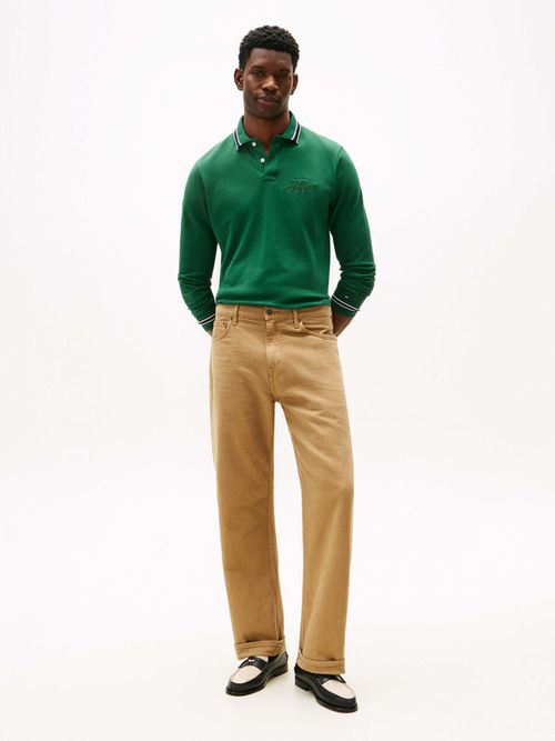 Polo-De-Manga-Larga-Con-Ribetes-De-Hombre-Tommy-Hilfiger-MW0MW41623-L4M