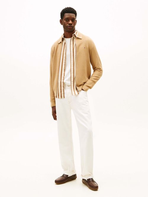 Sueter-De-Punto-Texturizado-Con-Cremallera-De-Hombre-Tommy-Hilfiger-MW0MW41645-RBC