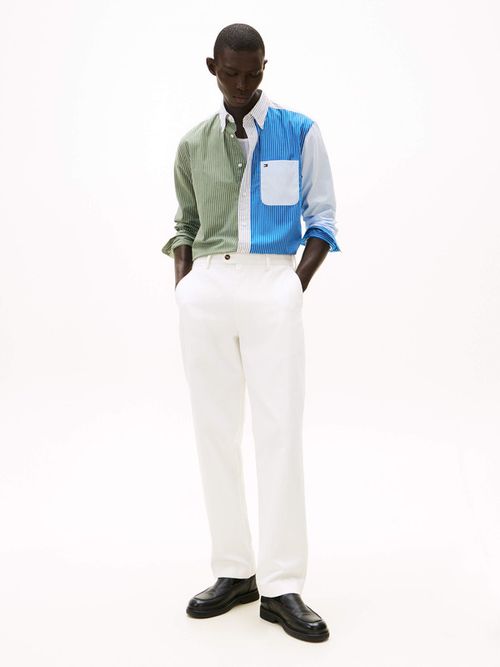 Camisa-Color-Block-Th-Flex-De-Corte-Amplio-De-Hombre-Tommy-Hilfiger-MW0MW41691-0GY