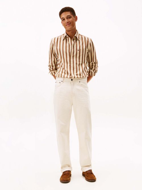 Camisa-Th-Flex-De-Corte-Regular-A-Rayas-De-Hombre-Tommy-Hilfiger-MW0MW41715-0AA