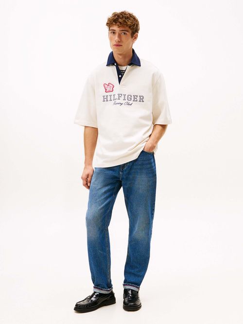 Polo-De-Rugby-Con-Logo-Bordado-De-Hombre-Tommy-Hilfiger-MW0MW41963-Z00