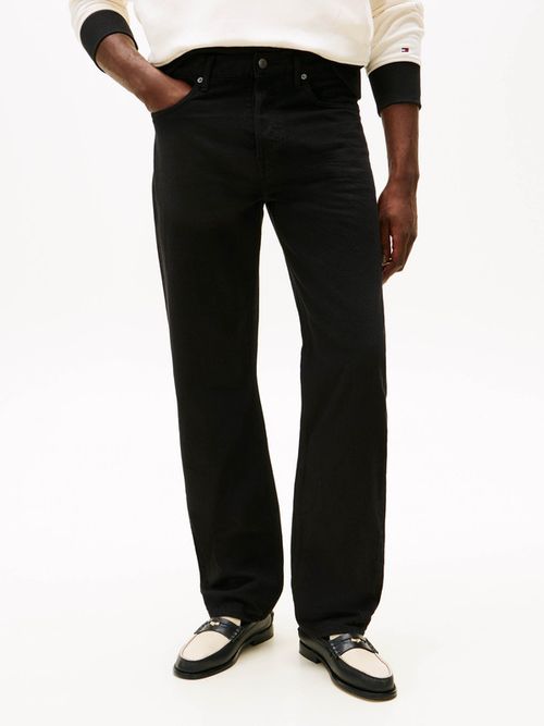 Jeans-Rectos-Y-Amplios-Negros-De-Hombre-Tommy-Hilfiger-MW0MW42810-BDS