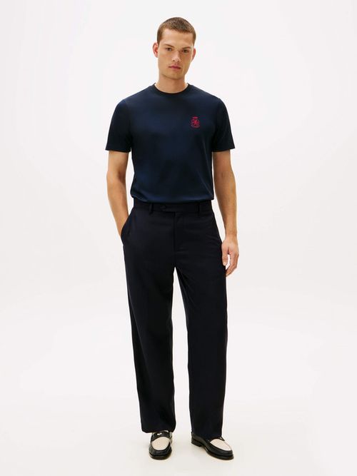 Playera-De-Punto-Interlock-Con-Logo-Bordado-De-Hombre-Tommy-Hilfiger-MW0MW42854-DW5